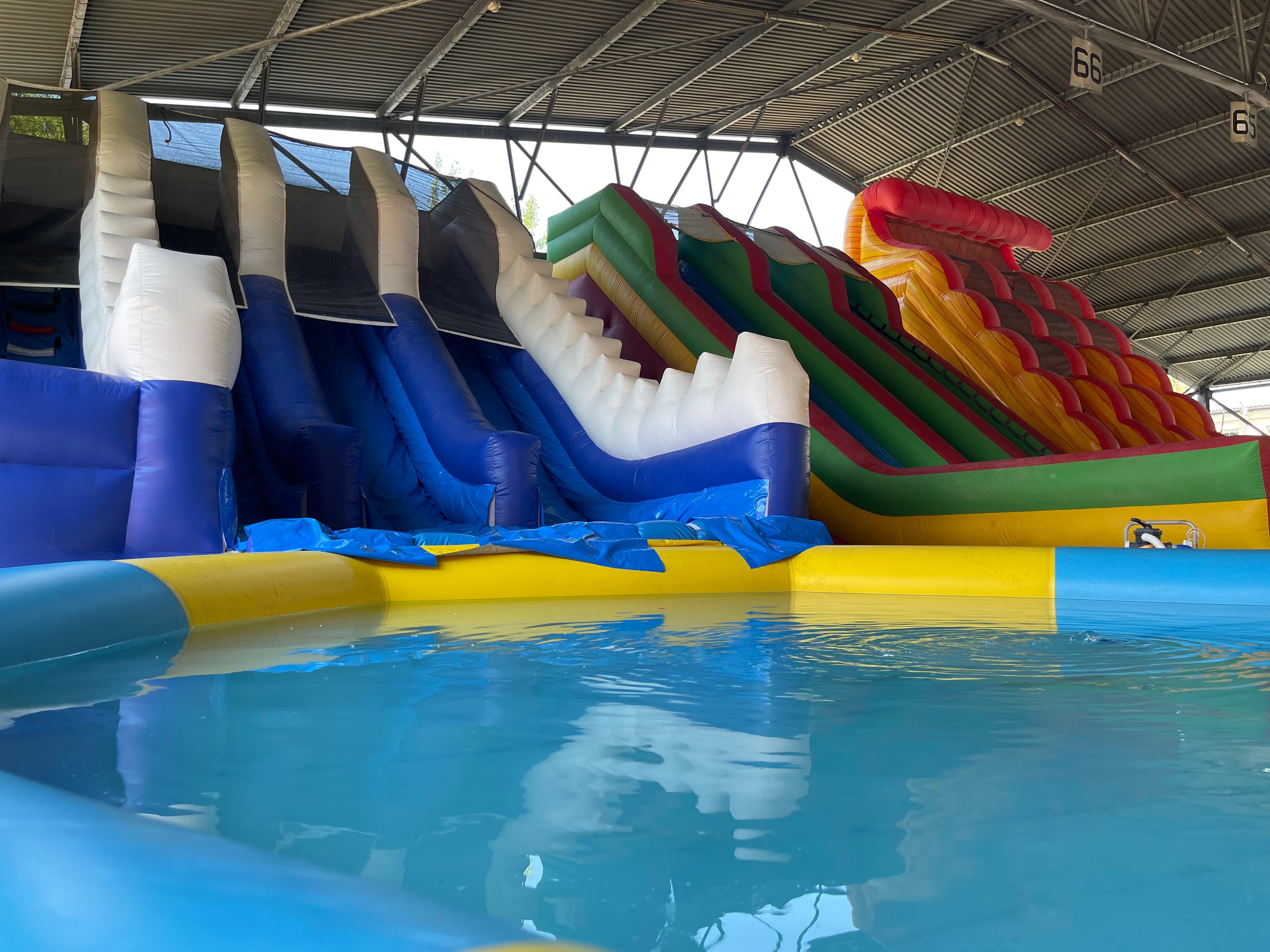 toboggan aquatique